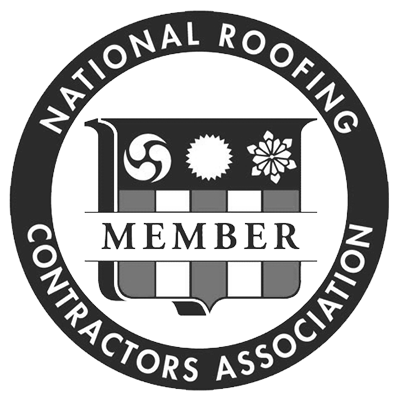 National Roofing Contractor Association Member Logo In Gray Scale